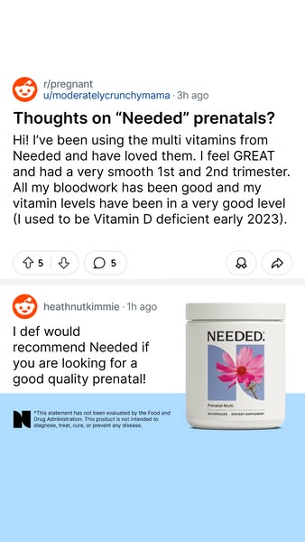 This ad shows social proof in the form of two customer testimonials from Reddit in which the two users describe the bene