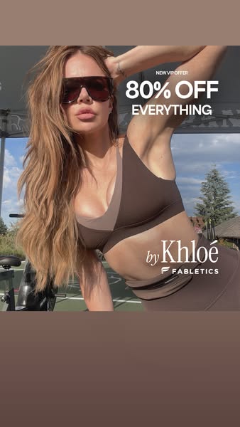 Khloé Kardashian ad