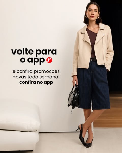 This ad encourages viewers to download the brand's app in order to gain access to new weekly deals. The ad features 