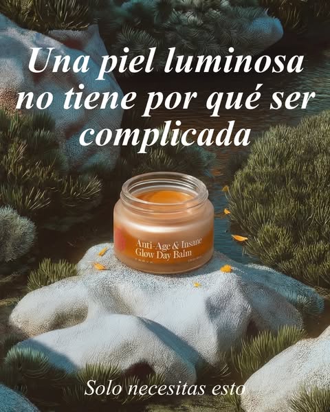 This ad is for a skincare product that promises to make luminous skin simple. The ad features a close-up shot of the pro