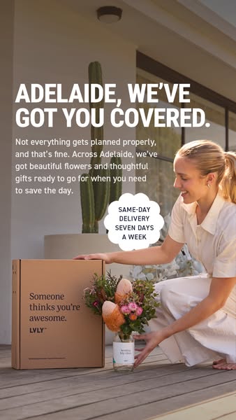 LVLY Flowers & Gifts ad
