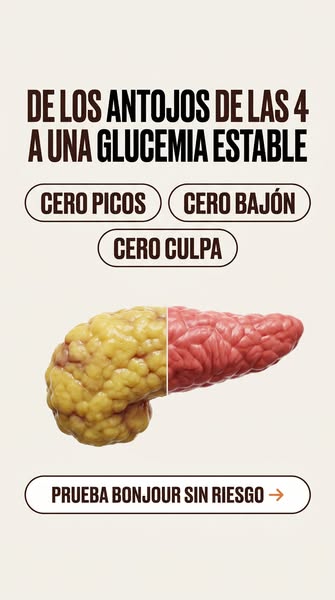 This ad uses a before-and-after visual of a pancreas split down the middle, with one half looking unhealthy and the othe