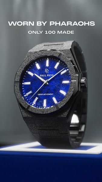 This ad showcases a luxury watch. The ad highlights the unique design and limited production run of the watch to create 
