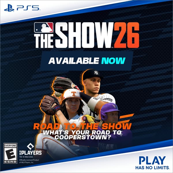 This ad for MLB The Show 26 is designed to generate excitement and interest in the game by showcasing the 'Road to t