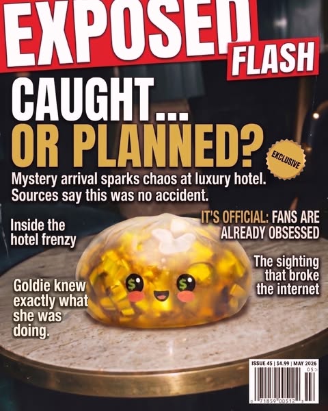 This ad shows a product placed as the subject of a celebrity gossip magazine. This approach offers entertainment value a
