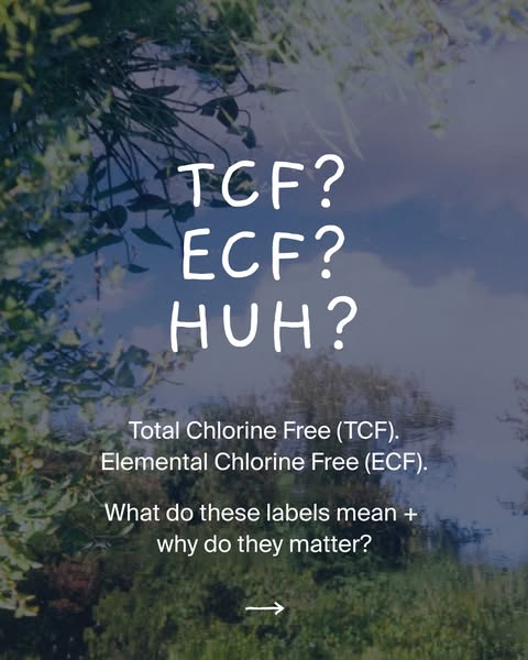This image ad uses a question-and-answer format to educate viewers on the meanings of 'TCF' and 'ECF' la