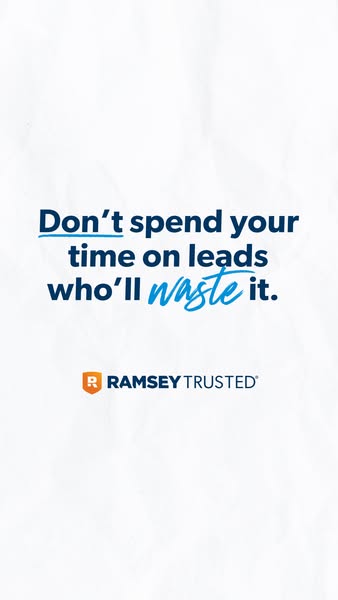 This ad aims to convey the message that businesses shouldn't waste their time on unqualified leads, and it positions