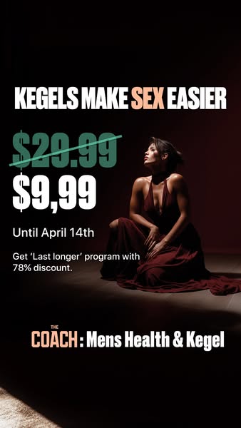 This image ad promotes a program designed to help men last longer during sex, highlighting a 78% discount.