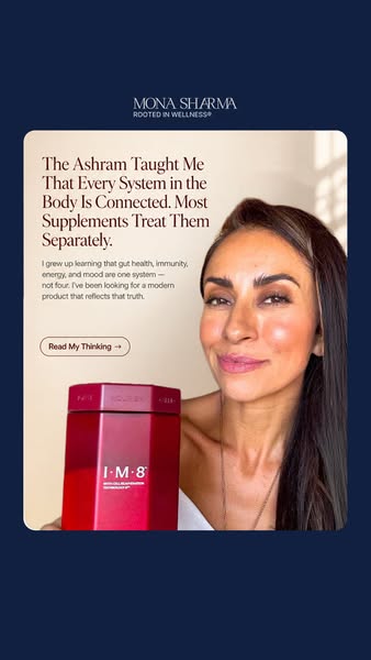Mona Sharma Health and Wellness ad