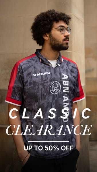Classic Football Shirts ad