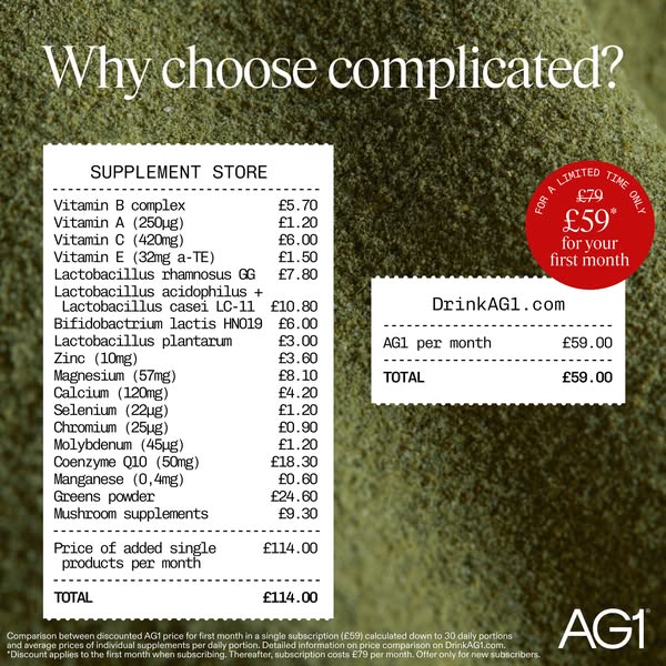 AG1 by Athletic Greens ad