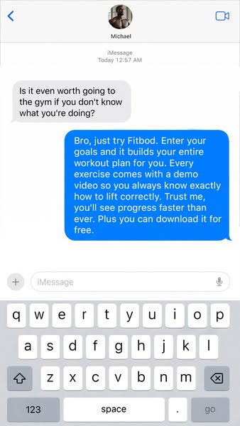 Fitbod ad