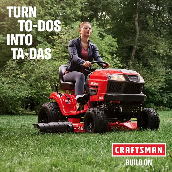 This ad features a Craftsman lawnmower with the copy 'TURN TO-DOS INTO TA-DAS' to capture attention. The ad aims