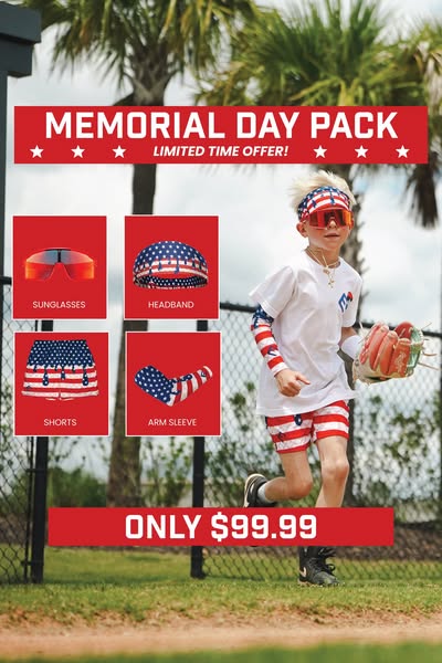 This image ad showcases a limited-time "Memorial Day Pack" offer, featuring a collection of patriotic-themed a