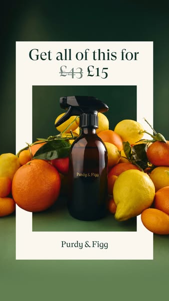 This ad for Purdy & Figg features a discount on a cleaning product, highlighting the savings while showcasing the pr