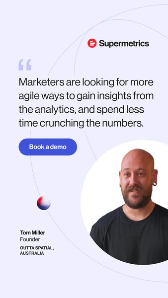 This ad features a testimonial from Tom Miller, Founder of OUTTA SPATIAL, AUSTRALIA, who states that marketers are looki