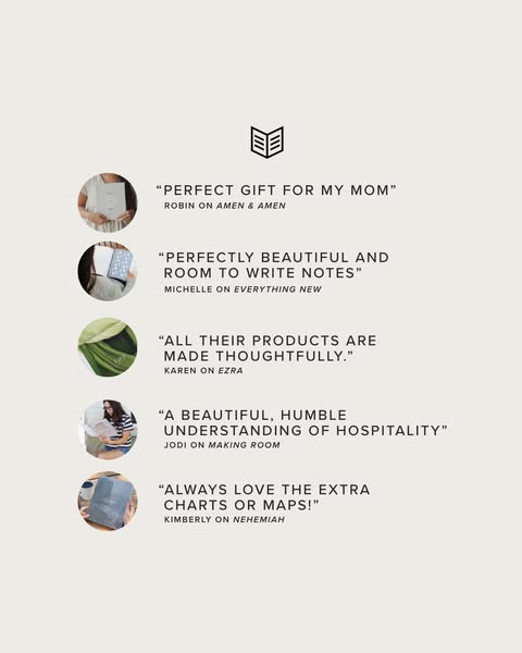 This ad uses testimonials in circular frames, and emphasizes the quality and thoughtfulness of their products, and the v