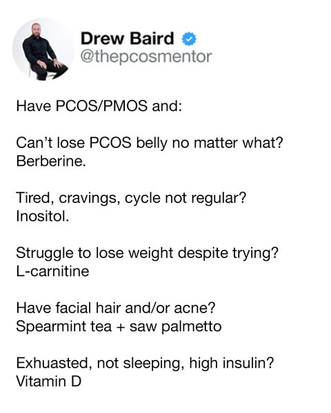 Drew Baird | the PCOS mentor ad