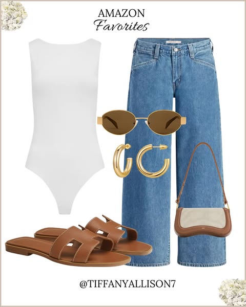 This ad showcases a curated collection of clothing items, likely from Amazon, presented as a stylish and accessible fash