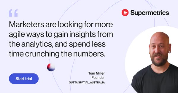 This ad features a testimonial from the founder of OUTTA SPATIAL, AUSTRALIA, who states that marketers are looking for m