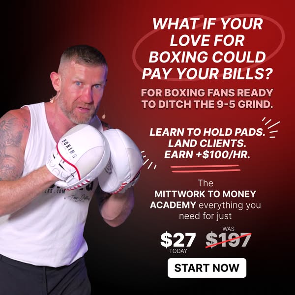 Tony Jeffries Boxing Boxe ad
