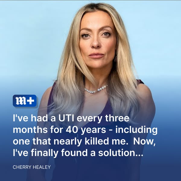 This image ad uses a testimonial from Cherry Healey to communicate the relief she experienced upon finding a solution fo