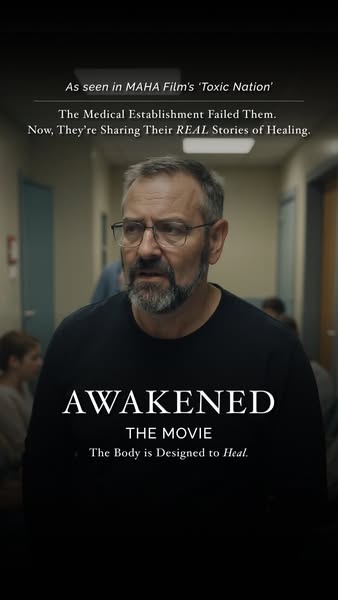 This ad is for the movie 'Awakened' and it features a testimonial about the movie. The testimonial talks about h
