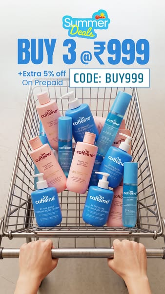 The ad is a product focused advertisement that is trying to sell body lotions and washes. The ad features a summer deals