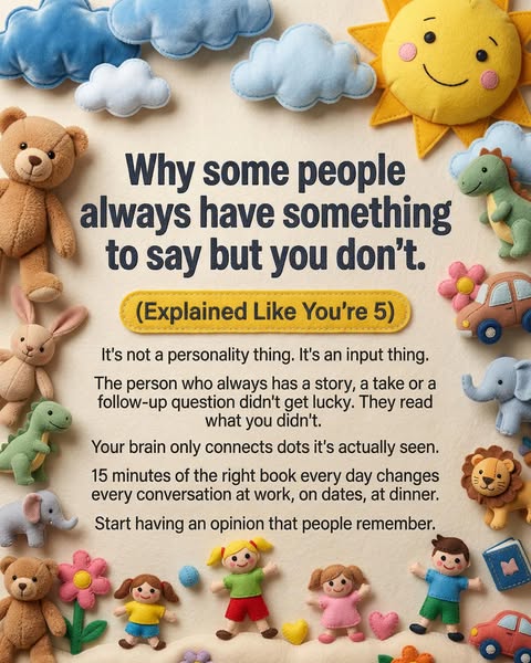 This image ad aims to help the viewer be more engaging in conversations by reading 15 minutes of the right book every da