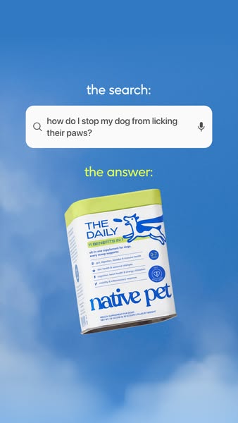 Native Pet ad