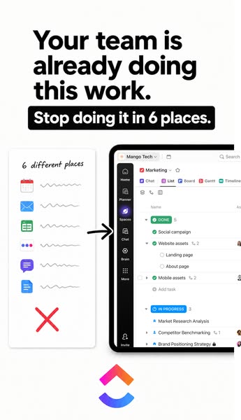ClickUp ad