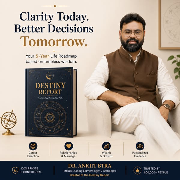 Ankiit Btra - Numerologist ad
