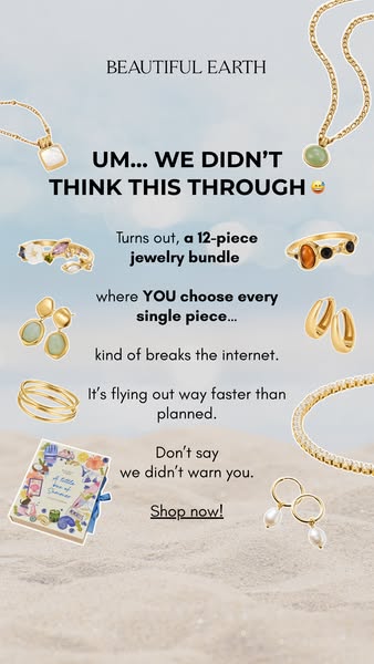 Beautiful Earth Jewelry ad