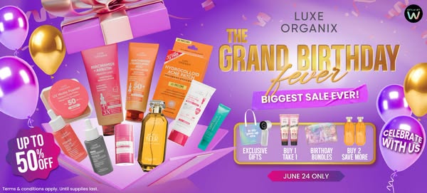 Luxe Organix Philippines ad