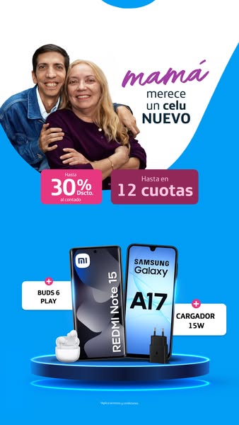 This ad is designed to promote smartphone products, specifically targeting mothers with an offer for mother's day. T