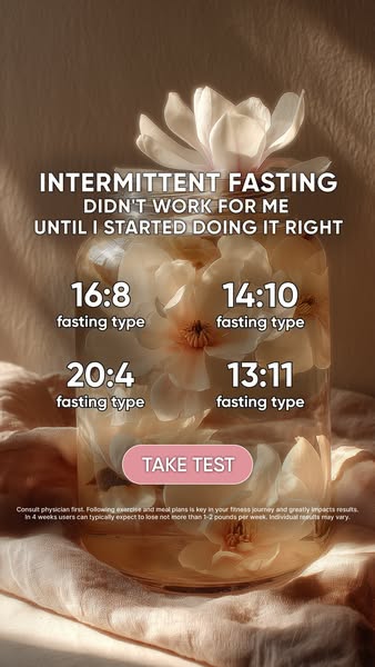 This ad challenges the notion that intermittent fasting doesn't work, suggesting that the viewer might not be doing 