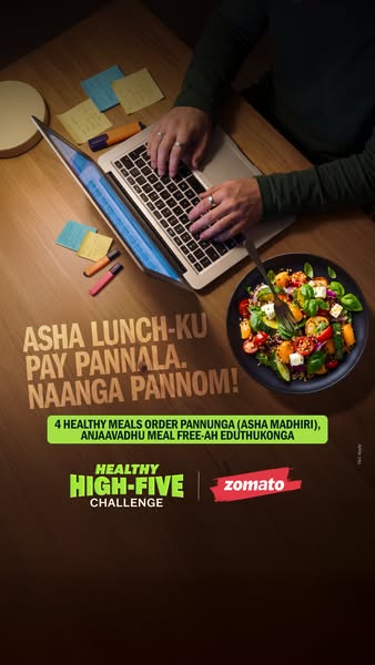 The ad is designed to create a sense of fun and challenge around healthy eating, while also reminding consumers that Zom