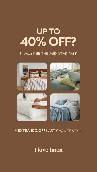 I Love Linen ad