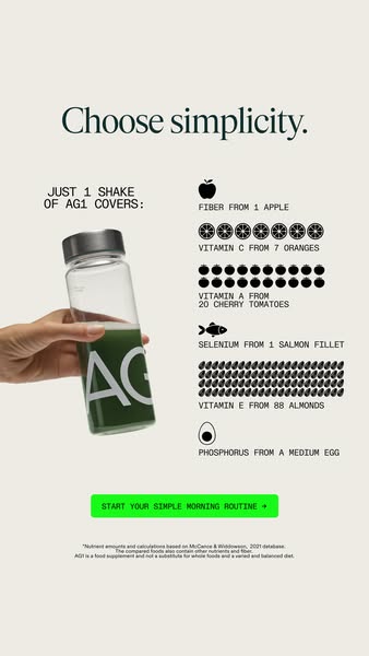 AG1 by Athletic Greens ad