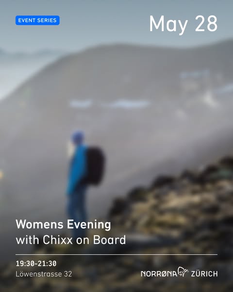 This ad promotes a Women's Evening event in Zurich.