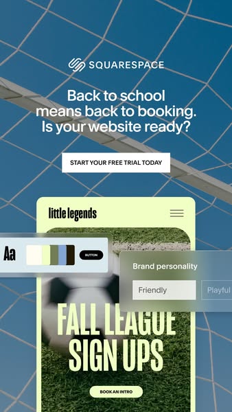 Squarespace ad