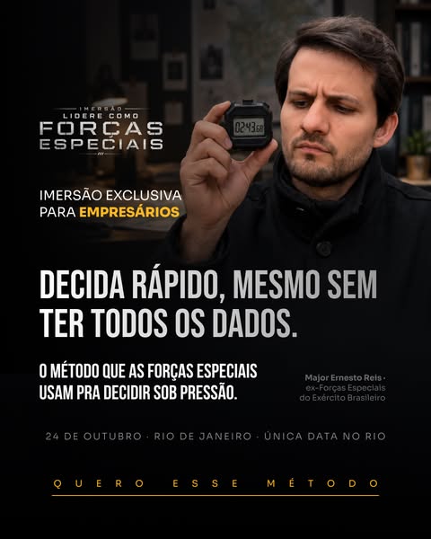 Pense como Forças Especiais ad