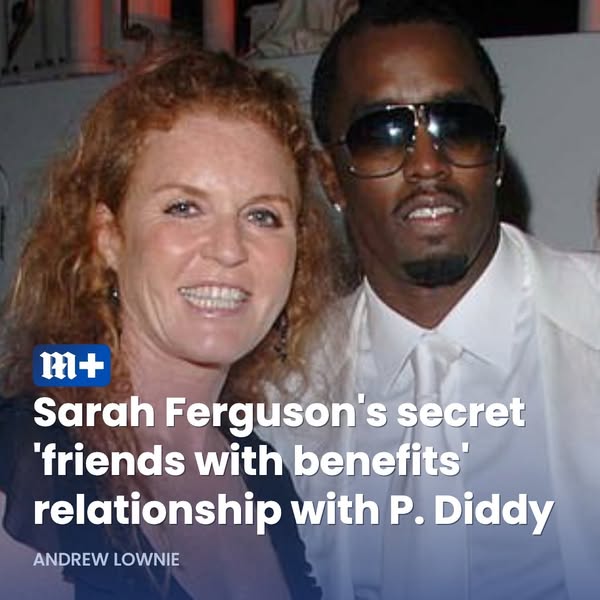 This ad is designed to generate interest through gossip and innuendo by presenting Sarah Ferguson and P Diddy as having 