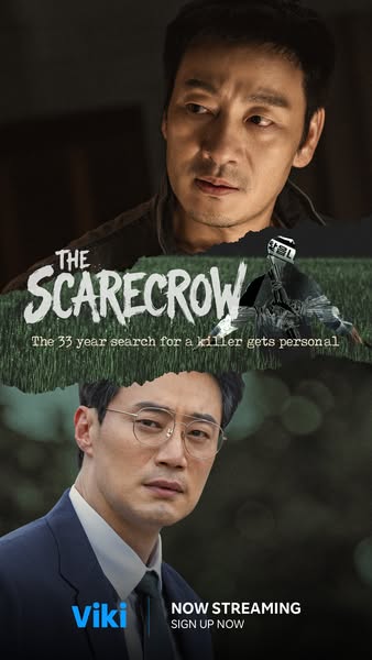 This image ad promotes the TV show, "The Scarecrow" on the Viki streaming platform.