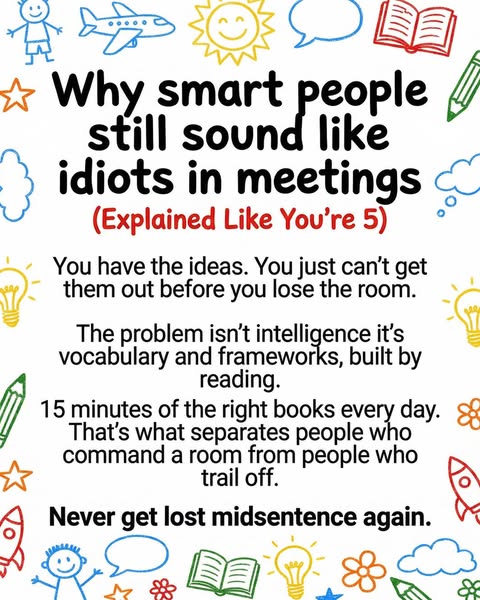 The ad aims to resonate with smart people who struggle to articulate their ideas effectively in meetings. It highlights 