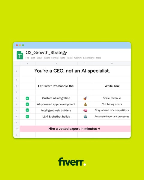 Fiverr ad