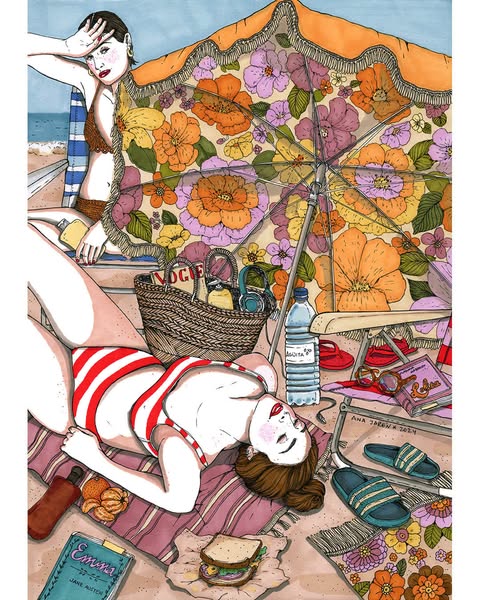 Ana Jarén Illustration ad