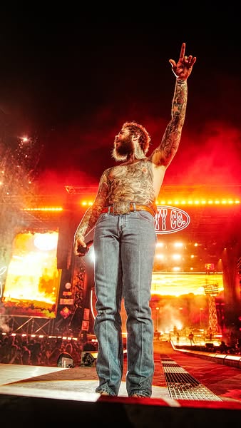 Post Malone ad