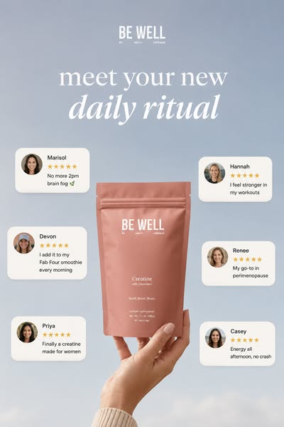 Be Well by Kelly ad