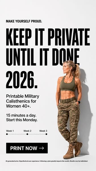 Military Training ad